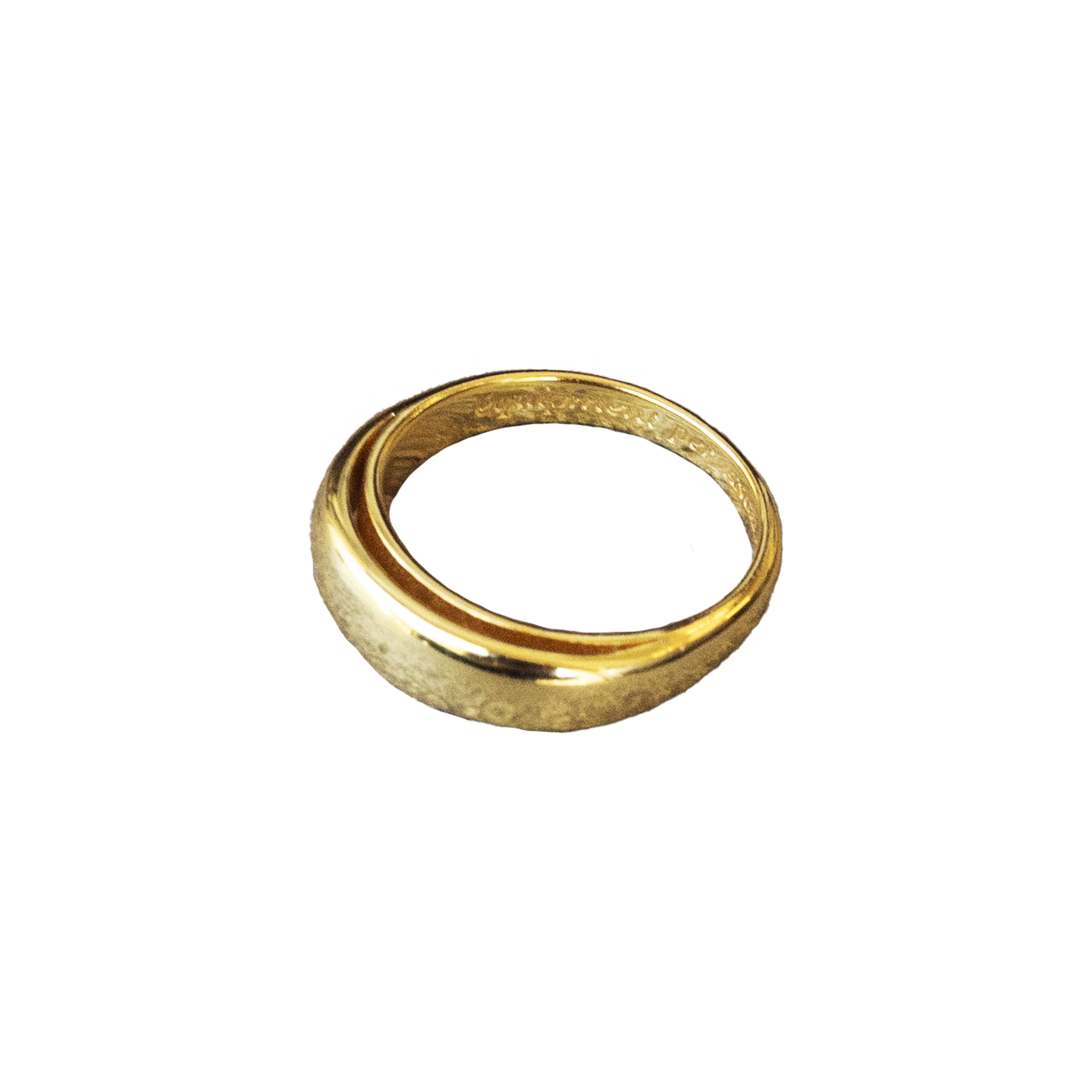 (A) .925 DOUBLE BAND CRESCENT RING