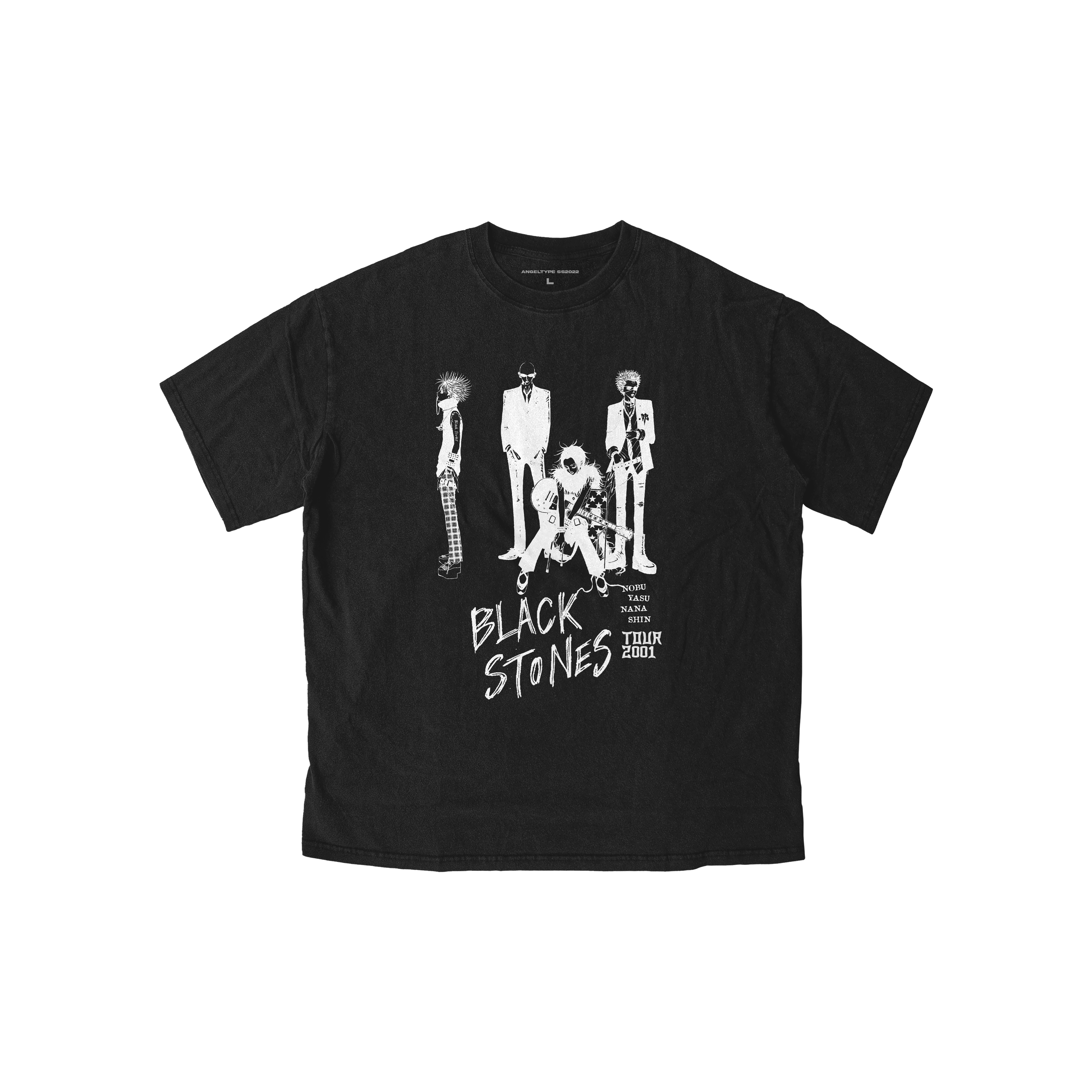 BLACK STONES 2001 巡回赛 T 恤