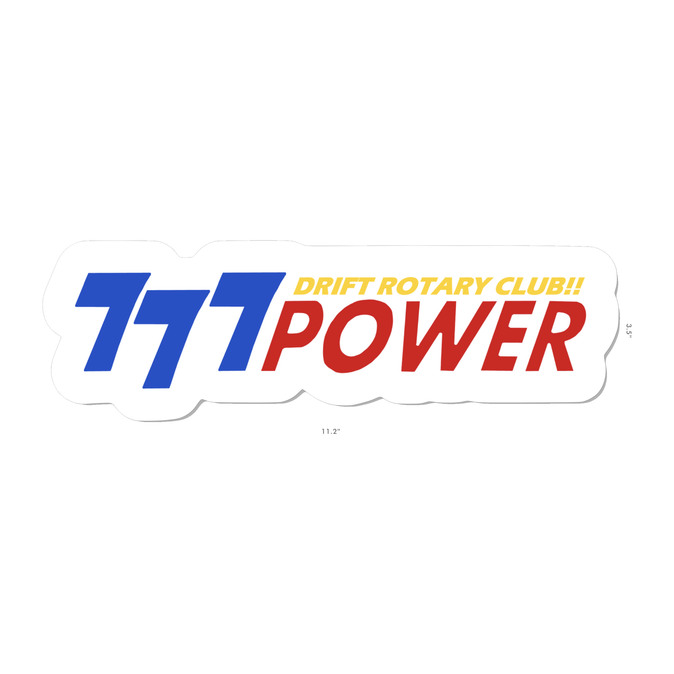 777 POWER-AUFKLEBER